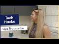 How to turn on live transcribe | Android accessibility features