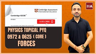 (Core) Topical PYQ Forces #20 | Cambridge IGCSE Physics 0972 & 0625