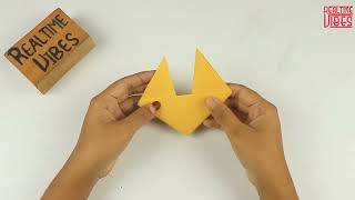 DIY Paper Cat   Making Origami Cat Face | origami video idea 96