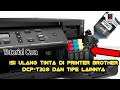 CARA ISI ULANG TINTA PRINTER BROTHER DCP-T300 T500W T700W T310 T510 T710W - 2021