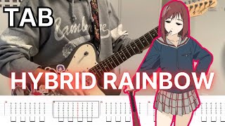 [TABS] HYBRID RAINBOW - the pillows (Rhythm Guitar Cover) [FLCL OST] 弾いてみた