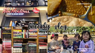 Week in My Life 1 | Coffee Time | Tim Hortons | Family | Lahori Nashta | Picnic | Books