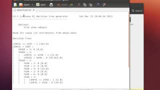 C4.5 Tutorial 4 - Using C4.5 commands