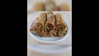 Блины с сыром и зеленью,необычно?! И это очень необычно и вкусно! Блины сырные🥞 #блинысзеленью