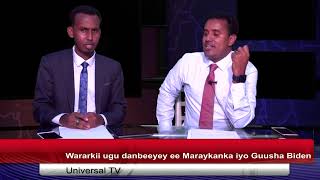 Wararkii ugu danbeeyey ee Maraykanka iyo Guusha Biden