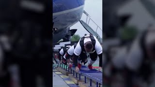 Watch These Ukrainian Strongmen Pull the World’s Largest and Heaviest Cargo Plane #Shorts