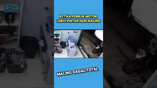 Ketika Pemilik Motor Lebih Pinter Dari Maling