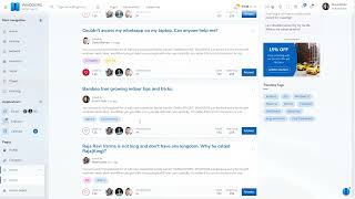 Forum Details screen | Get WinDOORS | Admin Dashboard HTML Template | Responsive Multipurpose#theme