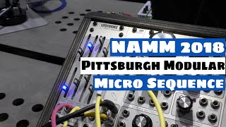 NAMM 2018: Pittsburgh Modular Lifeforms Micro Sequence Eurorack  | SYNTH ANATOMY