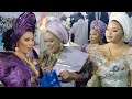 OLORI OPEOLUWA ELIZABETH DANCE WITH SENIOR WIVES AT HER WEDDING RECEPTION WITH OONI ENITAN OGUNWUSI