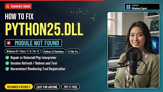 Fix python25.dll Runtime!