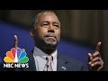 Ben Carson Gets Trapped In Elevator At Affordable Housing Complex | NBC News