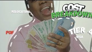 How much it cost me from Naija to The UK, Tier 4 Visa. International Student in the UK