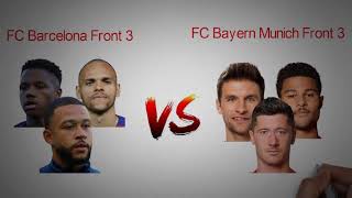 BARCELONA VS BAYERN MUNICH FRONT 3 COMPARISONS| UEFA CHAMPIONS LEAGUE HIGHLIGHTS - Factual Animation