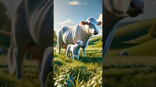 Fierce fight between white bull and red bull 🐂 #viral #shorts #youtubeshorts #ai #ytshors #trending