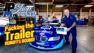 SHOP TOUR - Packing the Trailer for the SCCA Runoffs at VIR