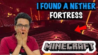 I Found a Nether Fortress in Minecraft