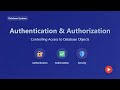 🔐 Database Authentication & Authorization Explained for Beginners