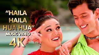 "Haila Haila Hua Hua" | 4K Music Video | 2003 Koi...Mil Gaya Movie | B4K