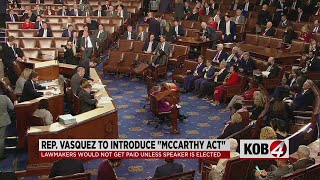 Rep. Vasquez to introduce McCarthy Act after House speaker showdown