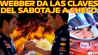 WEBBER TELEGRAFIÓ EL SABOTAJE DE RED BULL F1 A SERGIO PÉREZ (TRATO DESIGUAL, TRAMPAS Y HELMUT MARKO)