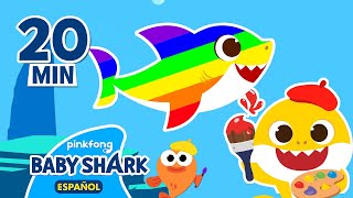 🎨 ¿A Dónde Fueron Mis Colores? y Más | Aprende Colores con Tiburón Bebé | Baby Shark en español