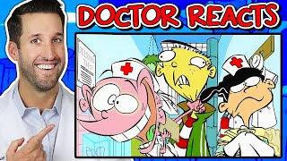 ER Doctor REACTS to Ed, Edd n Eddy Medical Scenes
