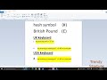 how to type hash key or £ pound key on any keyboard