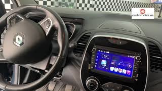 Renault Captur - Instalación Radio Multimedia Android con CarPlay y AndroidAuto de 7 pulgadas