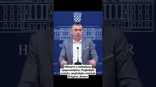 Mlinarić o roditeljima njegovateljima: Pogledajte snimku, pogledajte smješak Dragane Jeckov #shorts