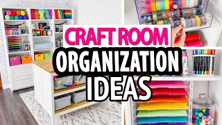 CRAFT ROOM ORGANIZATION HACKS 🌈 Simple Storage Ideas