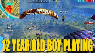 12 years old Indian boy Gameplay|| Free fire youngest pro player in india|| Run Gaming Tamil