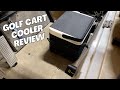 Golf Cart Cooler with Mounting Bracket Review Video: Keep Your Drinks Cold on the Course