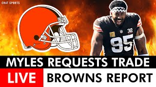 BREAKING NEWS: Myles Garrett Requests Trade From Cleveland Browns | Reaction \u0026 Browns News