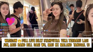 Wadidaw 😁 Full live Billy syahputra vika terbaru lagi jon, katanya ke malang  tanggal 13 😎✈️