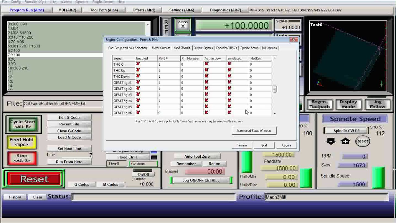 Mach3 Eﾄ榮ｰtﾄｰmﾄｰ 2 Youtube