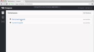 Compose.io & MongoDB Jump Start