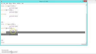 011 Learn python and ruby programming :- If else statements