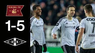 Fem mål og avslutning med stil | Viking - Rosenborg 1-5