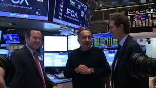 Fiat Chrysler Automobiles NYSE First Day Highlights