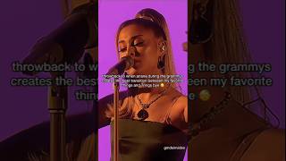 Her voice 😍✨ #shorts #singing #live #arianagrande #grammys #performance #viral #tiktok #fyp#trending