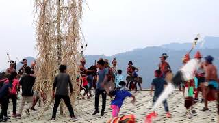 Kids fight scene (Longkai Bungnu Festivel) wancho