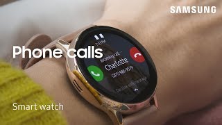 How to make and answer calls from your Galaxy Watch3 and older watch models | Samsung US