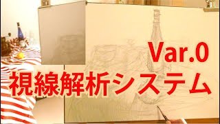 Var.0【視線解析システム】静物モチーフ描き出し編 Eye tracking