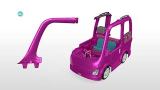 How to assemble the Power Wheels Barbie Dream Camper ride-on vehicle | Instructional video