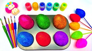 Oddly Satisfying Video l DIY How to make Video Mixing All Lollipop \u0026 Rainbow Eggs \u0026 Cutting ASMR