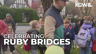 Celebrating Ruby Bridges: Oregon students walk in honor of civil rights icon
