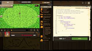 CodeCombat - Backwoods Brawl - JavaScript
