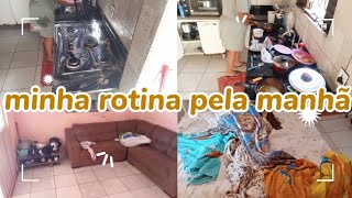 minha rotina pela manhã