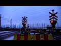 finnish freight train 2191 passed härskinniemi level crossing